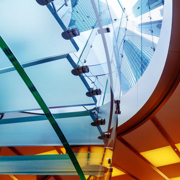 Glass Spiral Staircase