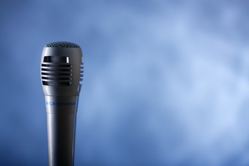 Fototapeta na wymiar single microphone