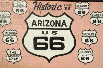 Poster Historische Route 66 © forcdan
