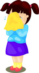 Girl crying