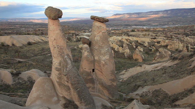 Famous city  Cappadocia in Turkey