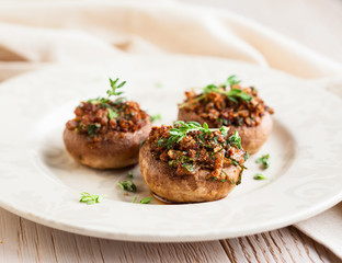 Stuffed mushrooms