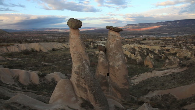 Famous city  Cappadocia in Turkey