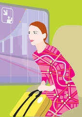 Woman on travel