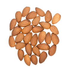 Pile of almonds