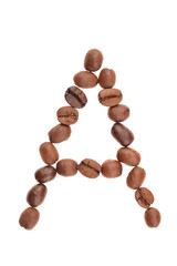 Coffee Beans Letter