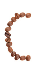 Coffee Beans Letter