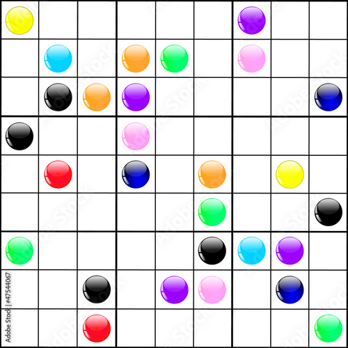 "Sudoku couleurs" fichier vectoriel libre de droits sur la banque d