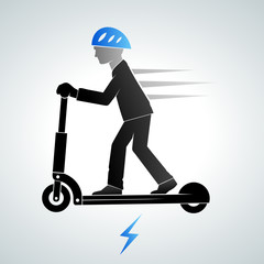 Fototapeta premium trottinette électrique 1