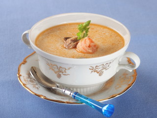 Fish soup with seafood