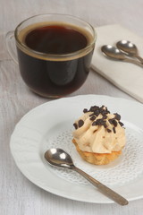 Coffee and cream cakes