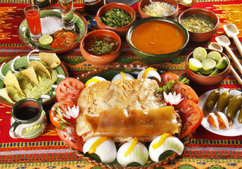 Carnitas estilo Michoacán. Comida mexicana