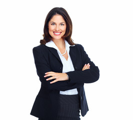 Beautiful young business woman.