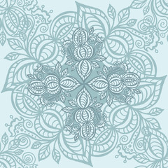 Seamless pattern with flowers