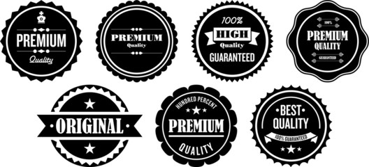 Fototapeta Vintage Premium Quality Labels and Stamps obraz