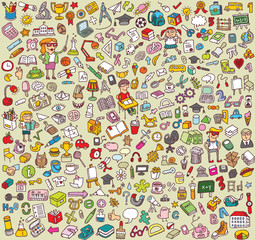 Big School Icons Collection: objects, icons, people ...