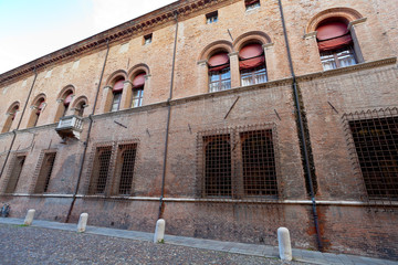 Palazzo Giulio d'Este in Ferrara, Italy