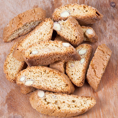 italian almond cantuccini on table