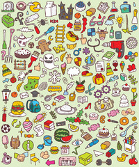 Big Doodle Icons Set : collection of  small icons : No. 6