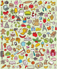 Big Doodle Icons Set : collection of small icons : No. 1