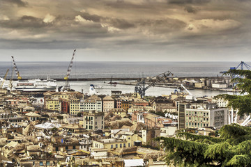 Vista di Genova dall'alto