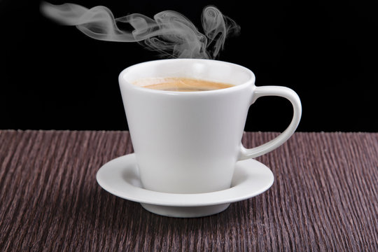 taza de café caliente