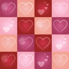 Valentine Heart Seamless Pattern