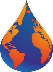 Obraz premium PLANETA AGUA