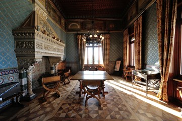 Fototapeta na wymiar Pokój w zamku D'Albertis