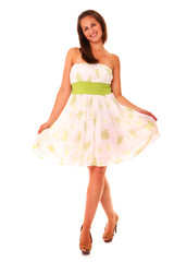 Naklejka premium Summer woman