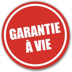 étiquette garantie à vie