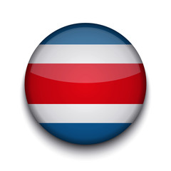 Vector creative circle flag on white background. Eps10