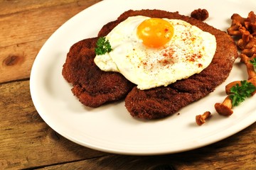 Schnitzel mit Setzei