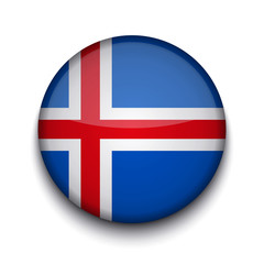 Vector creative circle flag on white background. Eps10