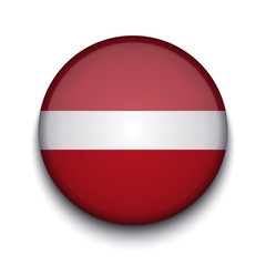 Vector creative circle flag on white background. Eps10