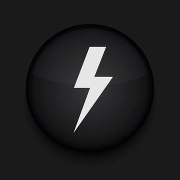 Vector  lightning icon. Eps10. Easy to edit