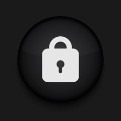 Vector lock icon. Eps10. Easy to edit