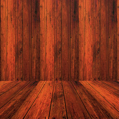 Conceptual old wood wall and floor background