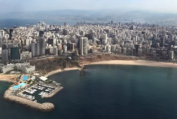 Abwaschbare Fototapete Mittlerer Osten Beirut am Mittelmeer