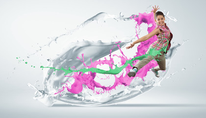 Modern style dancer