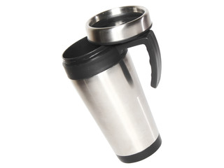 Cup with heat protection-thermos coffee.