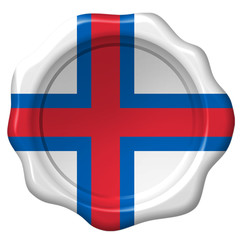 Obraz premium Wachssiegel Färoer