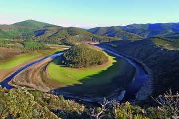Meandro Melero, Riomalo de Abajo, Hurdes, España