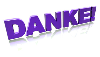 3D Schriften - Danke II