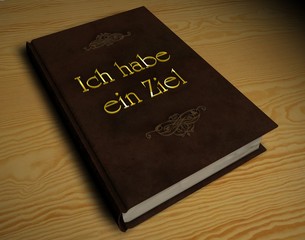 3D Buch - Ich habe ein Ziel