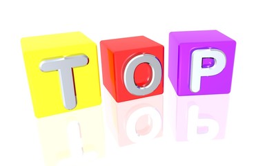 3D Bunte Würfel - Top III