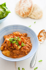 Delicious chicken curry