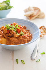 Delicious chicken curry