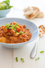 Delicious chicken curry