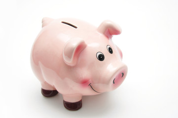 pink piggy bank